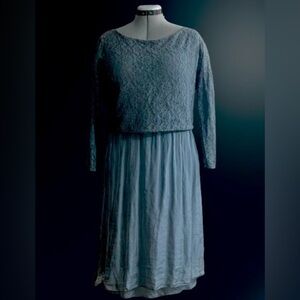 NWT Amanti silk dress,sz Lg